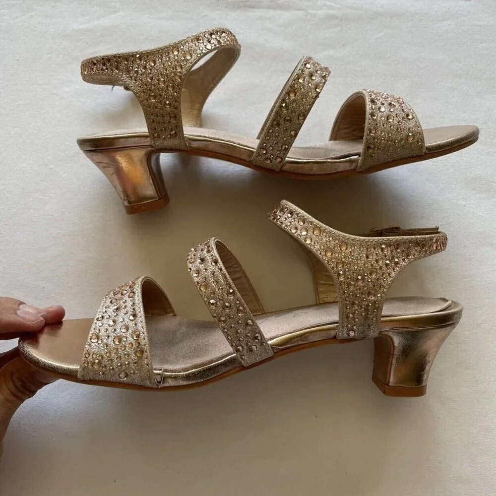 Olive & Edie Girls Dress Sandals Size 4 - Picture 5 of 10